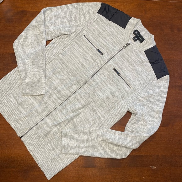 INC International Concepts 100% Cotton Zip Up Sweater - Picture 8 of 8